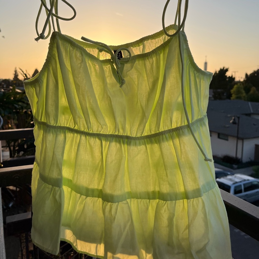 green summer blouse